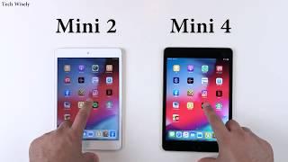 iPad Mini 4 vs Mini 2  Speed Test Comparison