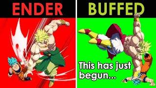 Z Broly scary BUFFS - Side by Side Comparison