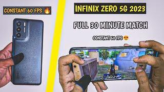 CONSTANT 60 FPS BGMI GAMEPLAY WITH FPS METER  INFINIX ZERO 5G 2023  GYROSCOPE  HEATING  BATTERY