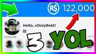 EN EFSANE 3 ROBUX KAZANMA YOLU Hepsi Çalışıyor ROBLOX