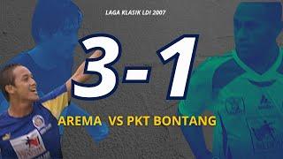 LAGA KLASIK  AREMA VS PKT BONTANG 3-1 LDI 2007