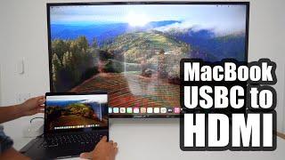 How to Connect MacBook Air M3 to ANY TV or Monitor  USB C to HDMI