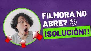 filmora no abre? solucion sin apps y sin descargar nada 2022 Y 2023