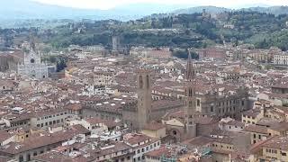 ФлоренцияФиренце.Вид с кололокольниКампанила Джотто  собора Санта-Мария-дель-Фьоре. Апрель2015.