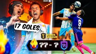 RECORD DE GOLES EN UN PARTIDO DE LA KINGS LEAGUE  SAIYANS VS 1K - TheGrefg