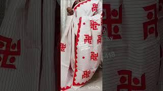 RED-WHITE MIXED BAG COLLECTIONS BY SRIMOYEE ️️WHATSAPP BOOKING NO. 8910156418