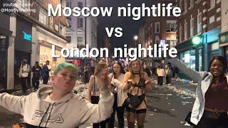 Это центр Лондона? Сравним с Москвой Is this the center of London? Lets compare it with Moscow