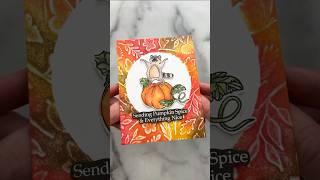 Make A DIY Fall Greeting Card With Me In SECONDS ASMR Crafting #asmr #asmrsounds #craft