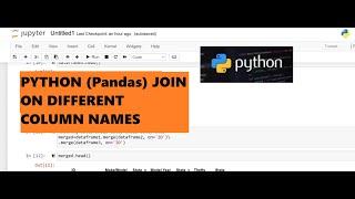 6. Python Joins How to mergejoin multiple dataframes with different key column name.