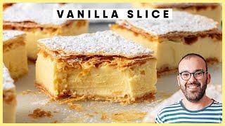 Vanilla Slice Recipe  Creamy Custard & Crispy Pastry