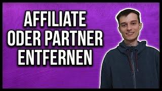 Twitch AffiliatePartner kündigen entfernen Tutorial deutsch