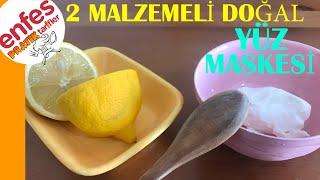 Doğal Yüz Maskesi  Siyah Noktalara Kesin Çözüm  Yoğurt Limon Maskesi Yapımı Güzellik Bakım