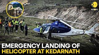 Helicopter carrying pilgrims makes emergency landing in Kedarnath  WION Originals