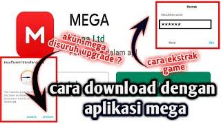 Cara buat akun mega terbaru & cara mengekstrak game file zip