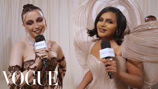 Mindy Kaling Breaks the 4th Wall With Emma Chamberlain  Met Gala 2024 With Emma Chamberlain