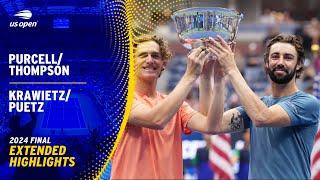 PurcellThompson vs. KrawietzPuetz Extended Highlights  2024 US Open Final