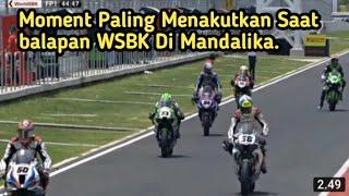 Momen Paling Gila Para Pembalap WSBK Di Sirkuit Mandalika.