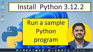 How to install Python 3.12.2 on Windows 11