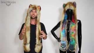 SpiritHoods BlackMilk Rainbow Galaxy Red Fox SpiritHood