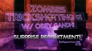 Obey Gandhi Zombies Trickshotting Surprise Recruitment W REACTION