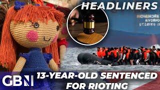 13-YEAR-OLD becomes youngest girl sentenced for rioting - The migrants were TERRIFIED