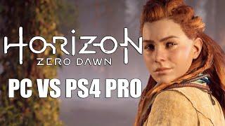 Horizon Zero Dawn PC vs PS4 Pro - How Good is the PC Port? 4K