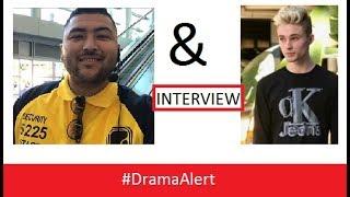 Vidcon Security Guard & Christian Burns TOGETHER #DramaAlert INTERVIEW