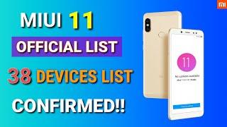 Miui 11 Global Stable Update release date in India Confirmed  Miui 11 Supported devices list