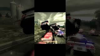 NFS Most Wanted Flip Car Vs Unlimited Cops  Funny Mods