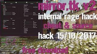 CSGO Mirror.tk V2 -Internal Rage Hack -Cheat & Source -Hack 15102017 FREE DOWNLOAD
