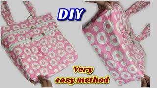 मल्टी पॉकेटबैग बनाने का आसान तरीका ll How to make easy method multi pockets Bag at home.