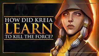 How did Kreia LEARN to KILL the Force before KOTOR 2?