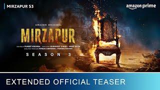 Mirzapur Season 3 Teaser  Announcement Video  Prime Video India