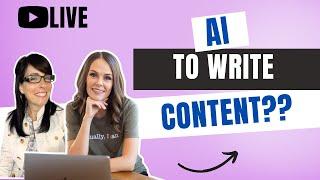 Should you use AI to write marketing content? Or just to brainstorm & ideate?