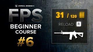 Stylising our HUD  Unreal Engine 5 First Person Shooter FPS Beginner Course  #6