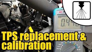 How to install & calibrate a new Throttle Position Sensor TPS #1208