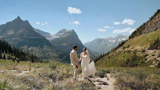A Love Story Woven Through National Parks  Glacier National Park Wedding