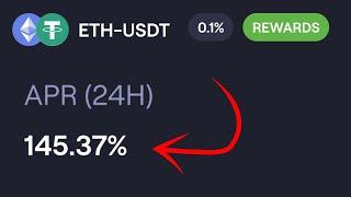 145% годовых в пуле ликвидности на паре ETHUSDT в сети Arbitrum