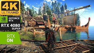 4K60FPS Witcher 3 Looks Insane On Ultra Wide - RTX 4080 Super Extreme Graphics MOD