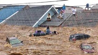 Chaos In Vietnam Today Houses Swept Away By Heavy Flooding Typhoon Trami in Quang Binh