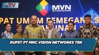 RUPST PT MNC Vision Networks Tbk Angkat Syafril Nasution sebagai Direktur Utama - Kilas iNews 3006