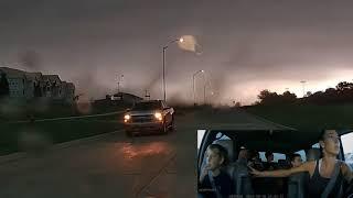 Familys Dash Cam of Derecho 100mph Storm in Grimes Iowa on August 10 2020