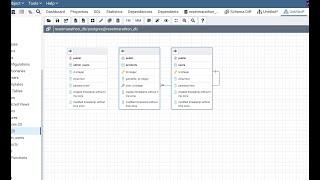 Postgres PgAdmin ER diagram Example without audio