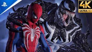Advanced Suit 2.0 vs Venom Boss Fight Ultimate Difficulty - Spider-Man 2 PS5 4K