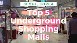 Seoul Underground Shopping Malls  Shopping in Korea