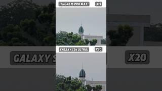 iPhone 15 PM VS S24 Ultra - ZOOM TEST #shorts