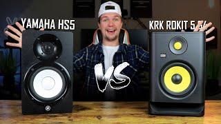 Which Studio Monitors Should You Buy??  KRK Rokit 5 G4 VS Yamaha HS5 Studio Monitor Comparison