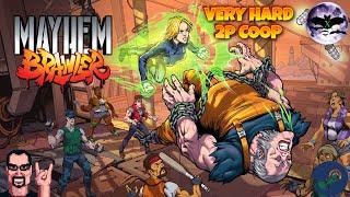 Mayhem Brawler прохождение 2p Coop  Legend   Игра  PC Xbox One PS4 Switch  Стрим rus