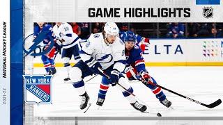 Lightning @ Rangers 1222  NHL Highlights