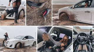 Russian girl stuck 31 trailer  Marias New Mud Adventures - High heels Shoes  Dirty Boots